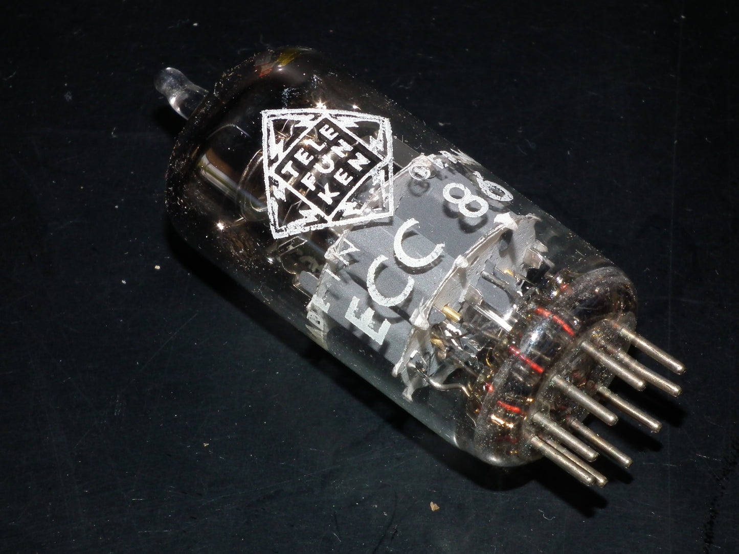 ECC86 Telefunken 6GM8 NOS NIB Diamond Bottom Ulm
