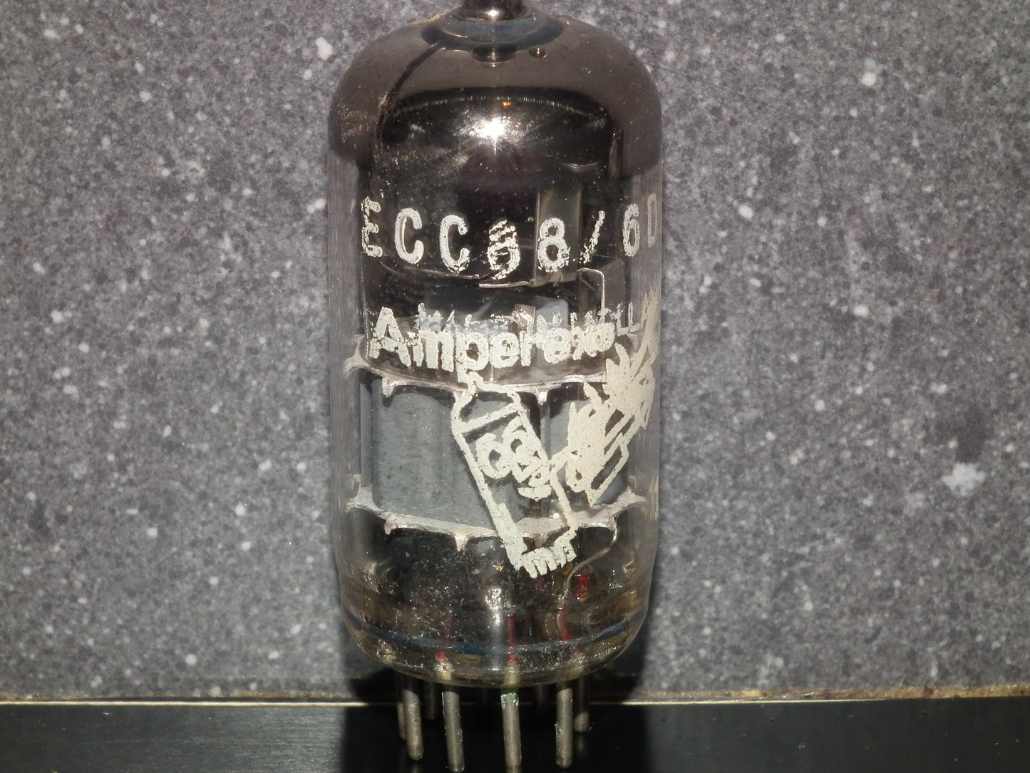6DJ8 ECC88 Amperex Bugle Boy Holland Tested NOS Dual Stage Getter
