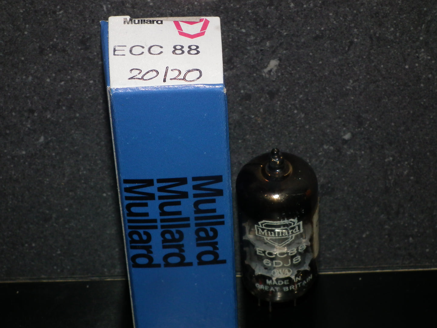 ECC88 Mullard Blackburn 6DJ8 RARE Dual Stage Getter 60s Used Tested NOS