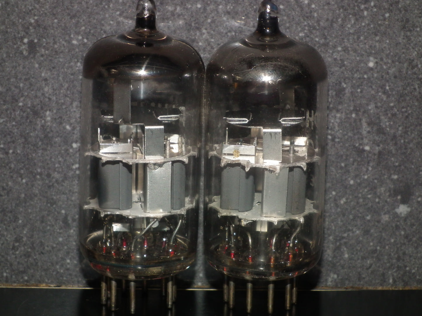 ECC88 6DJ8 Philips Holland Platinum Matched Pair Dual Stage NOS