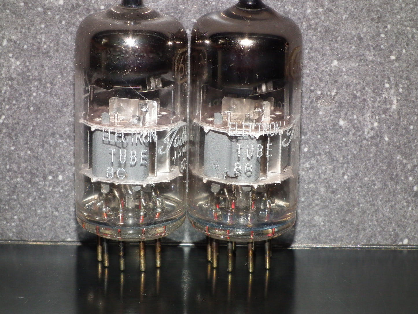 Platinum Matched Pair (2 tubes) 6DJ8 Toshiba ECC88 M3624 Japan Used Tested 100%