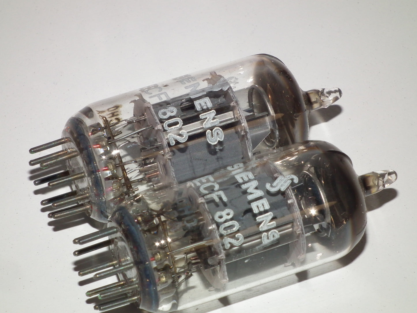 ECF802 Siemens Platinum Matched Pair NOS NIB 6JW8 Munich Plant