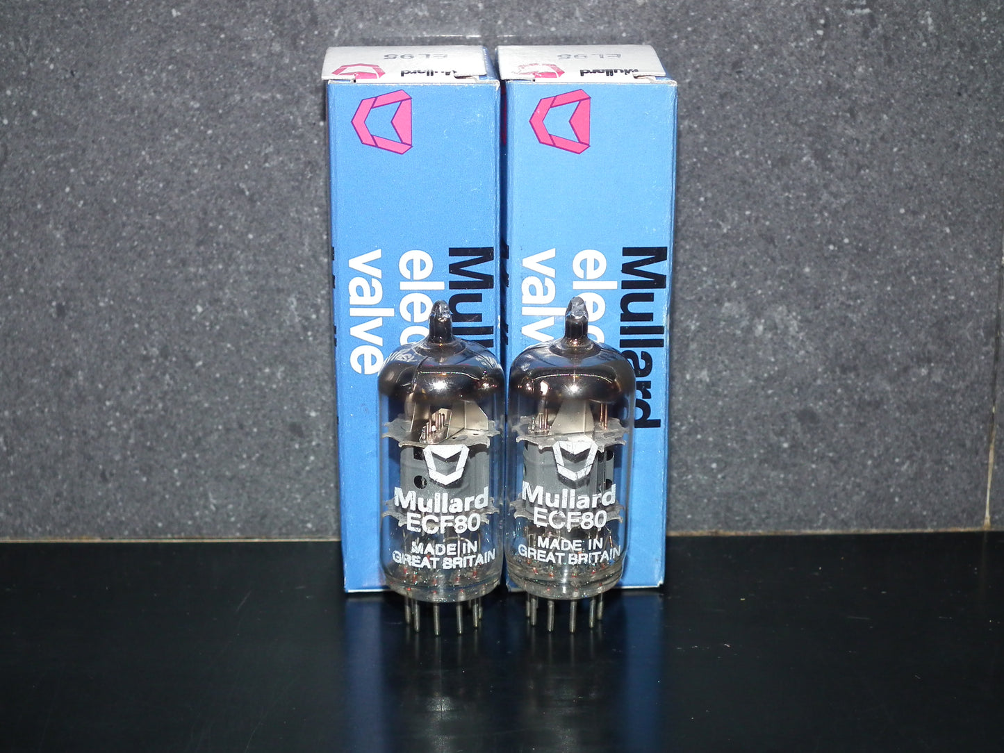 ECF80 6BL8 Mullard Platinum Matched Pair for McIntosh NOS NIB