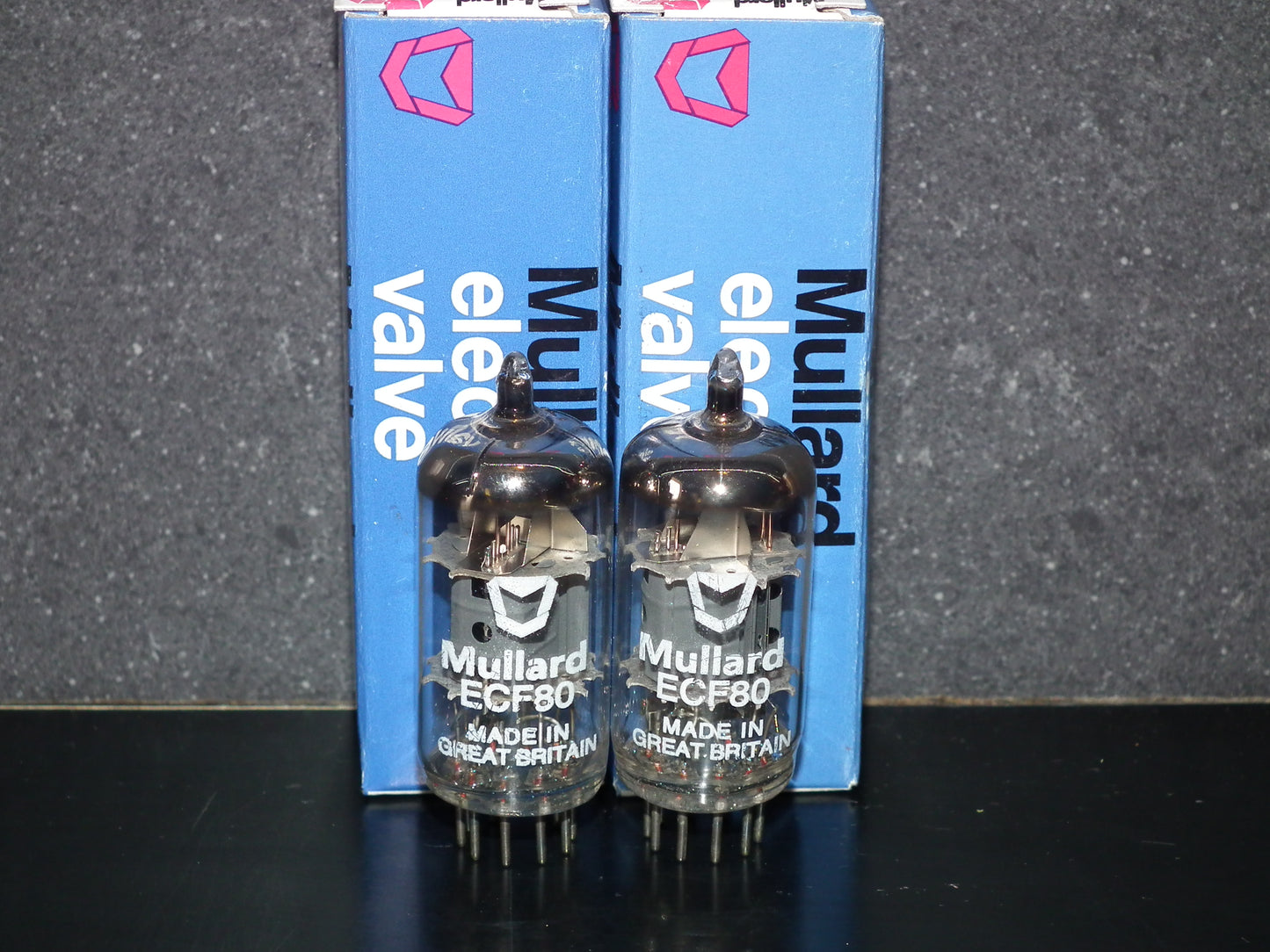 ECF80 6BL8 Mullard Platinum Matched Pair for McIntosh NOS NIB