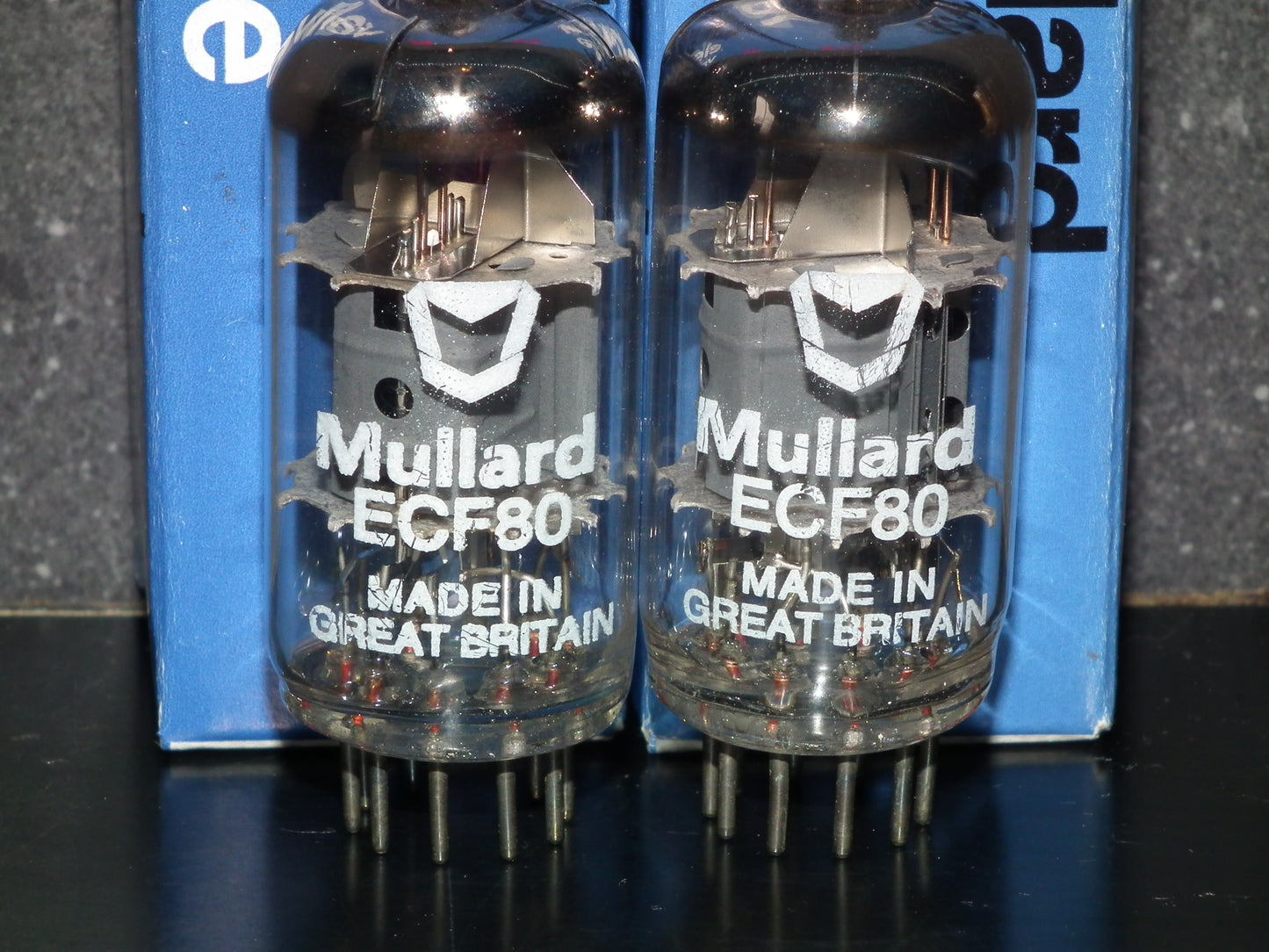 ECF80 6BL8 Mullard Platinum Matched Pair for McIntosh NOS NIB