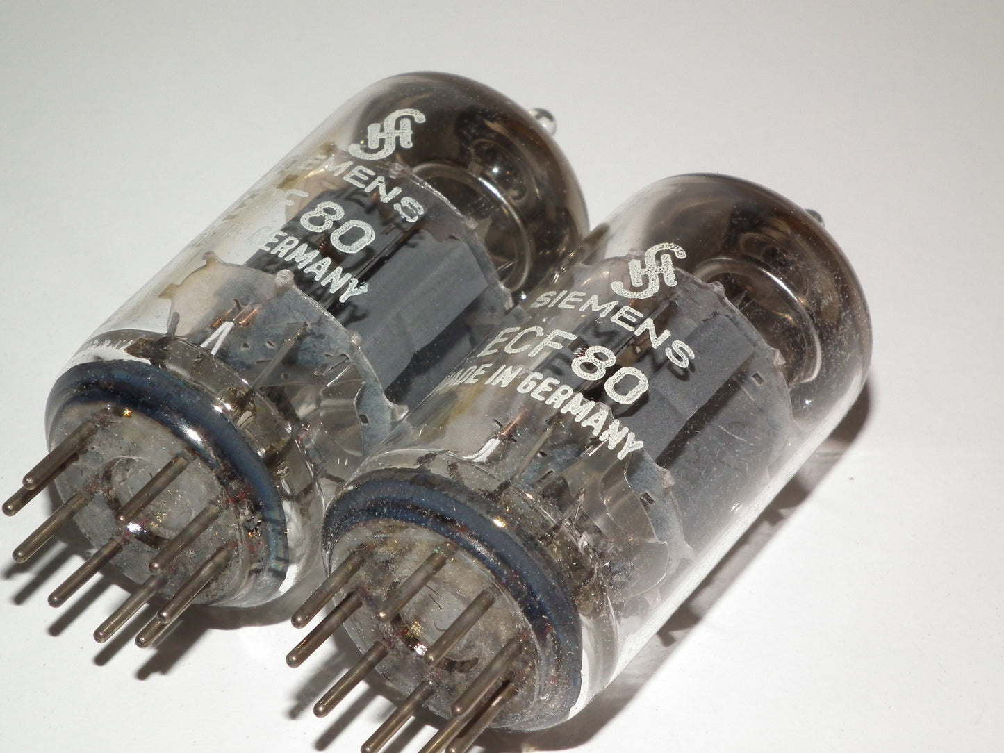 ECF80 Telefunken 6BL8 Platinum matched pair NOS NIB Siemens