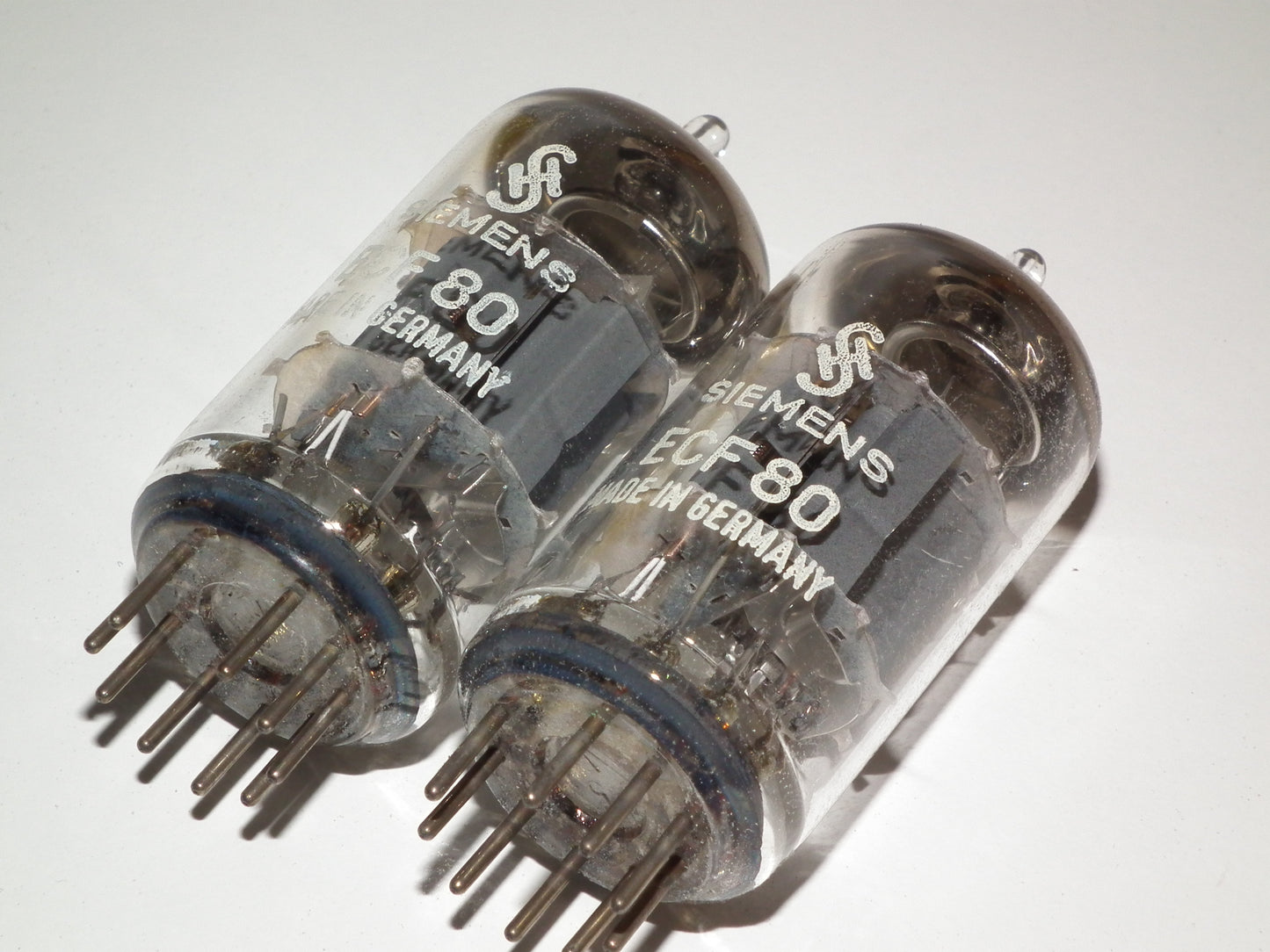 ECF80 Telefunken 6BL8 Platinum matched pair NOS NIB Siemens