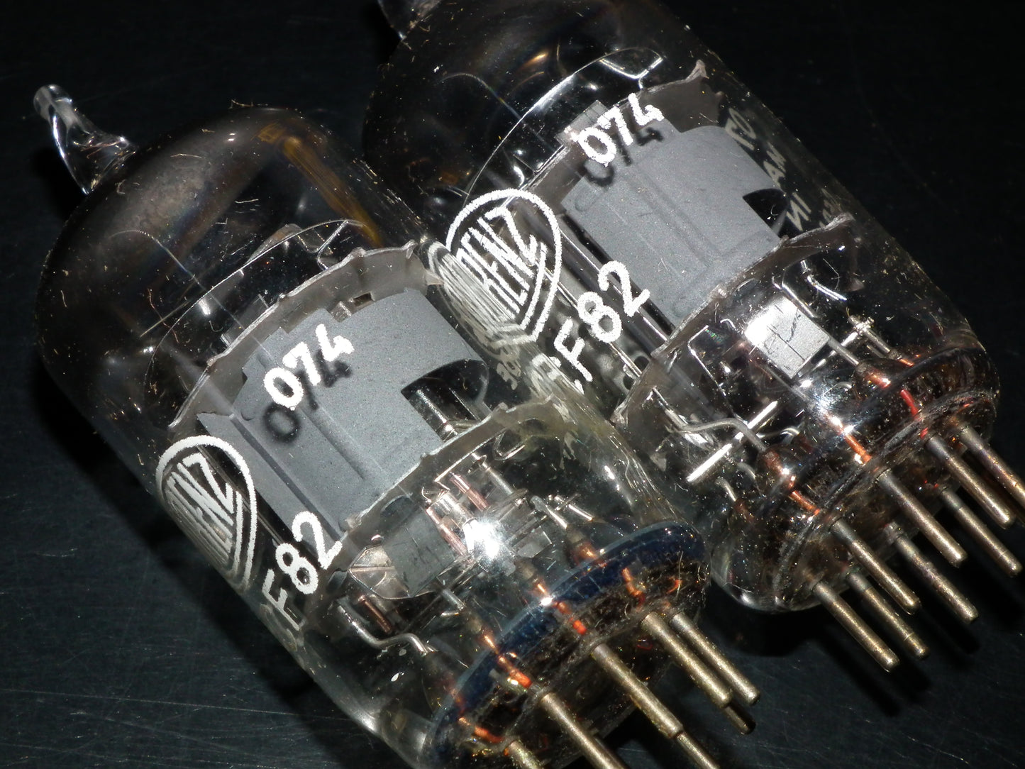 ECF82 ITT Lorenz 6GH8A 6U8 Platinum matched DUAL STAGE GETTER