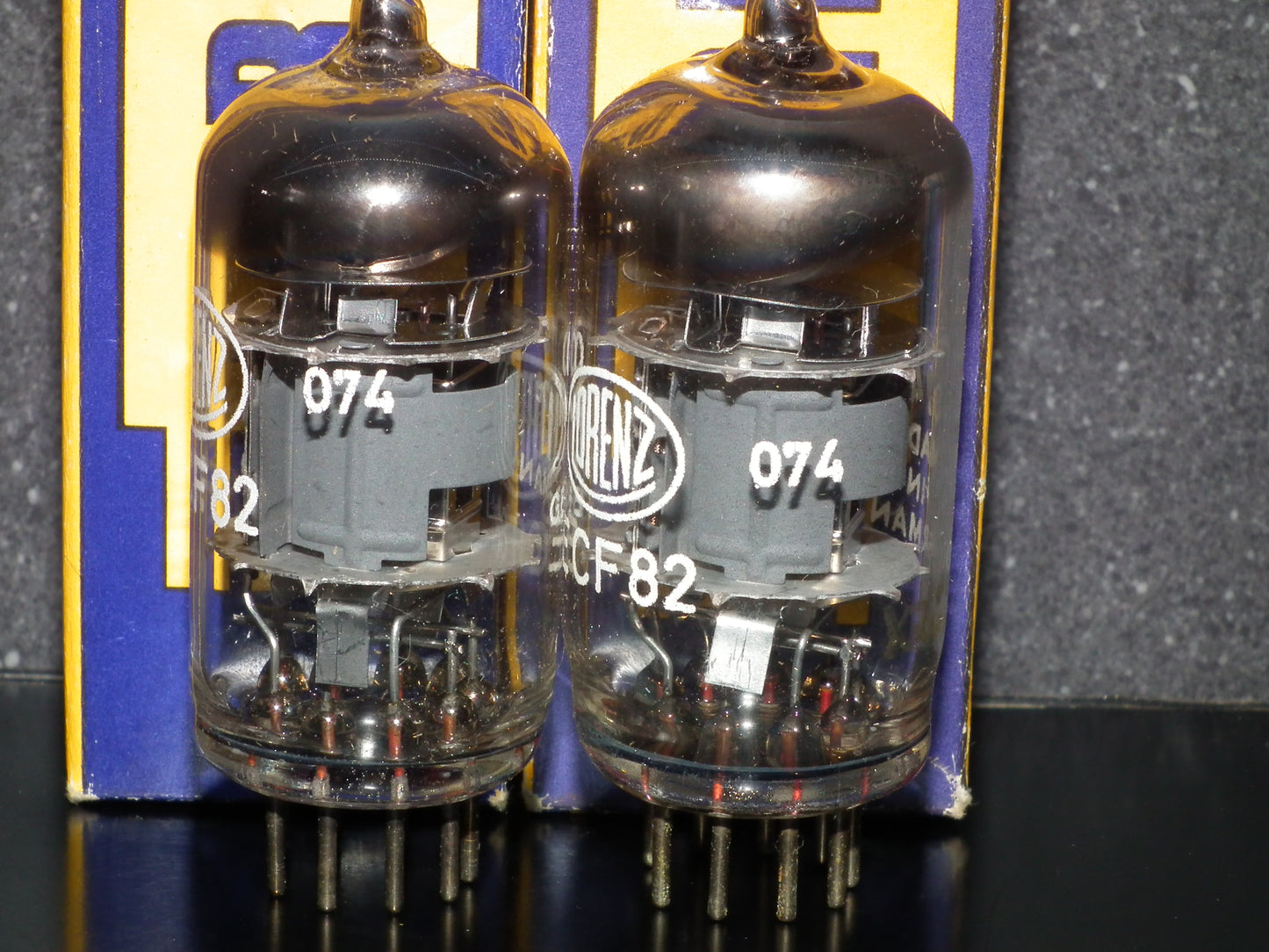 ECF82 ITT Lorenz 6GH8A 6U8 Platinum matched DUAL STAGE GETTER