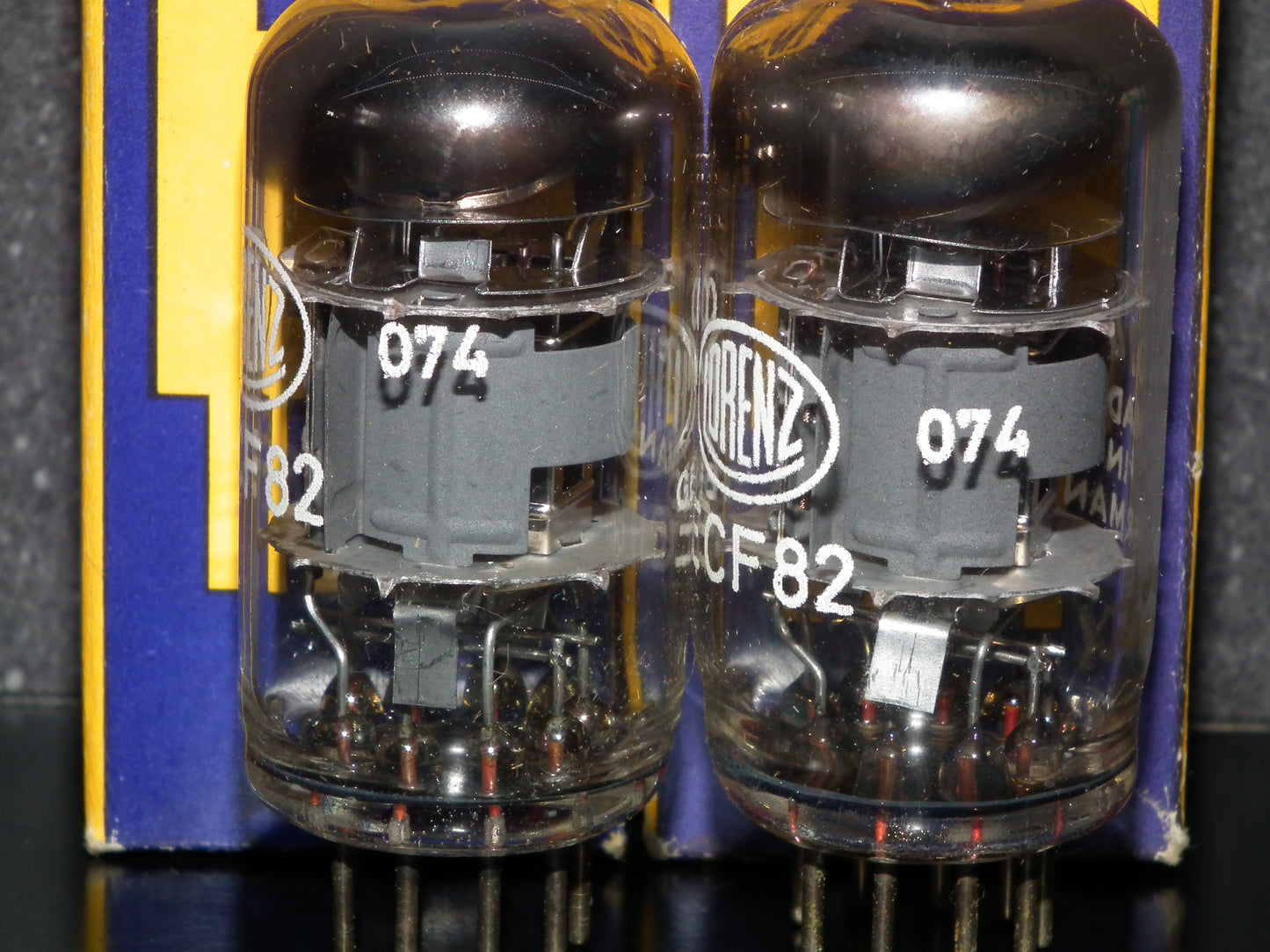 ECF82 ITT Lorenz 6GH8A 6U8 Platinum matched DUAL STAGE GETTER