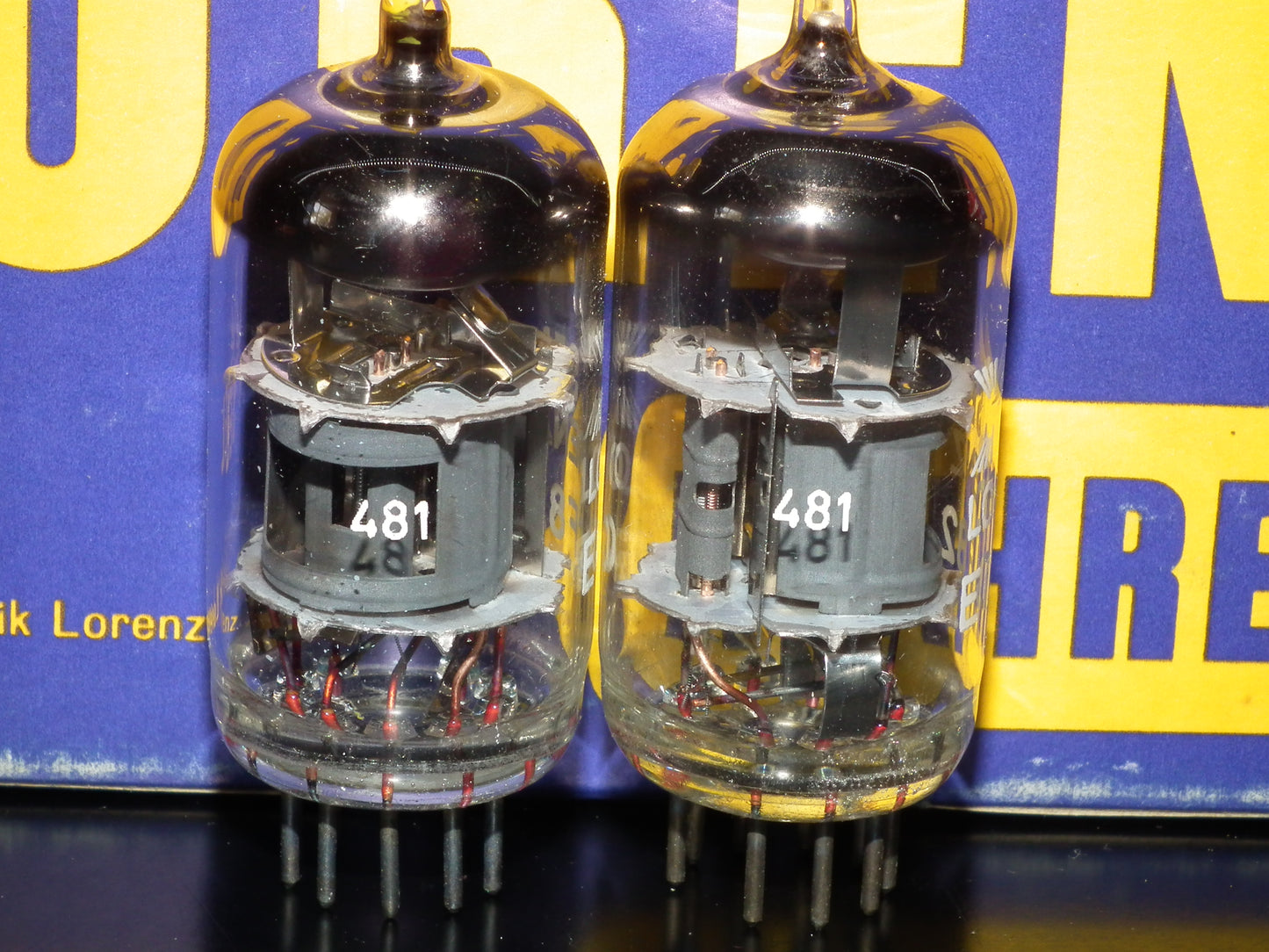 ECF82 Lorenz 6GH8A 6U8 Platinum matched pair NOS NIB Dynaco, Scott, McIntosh