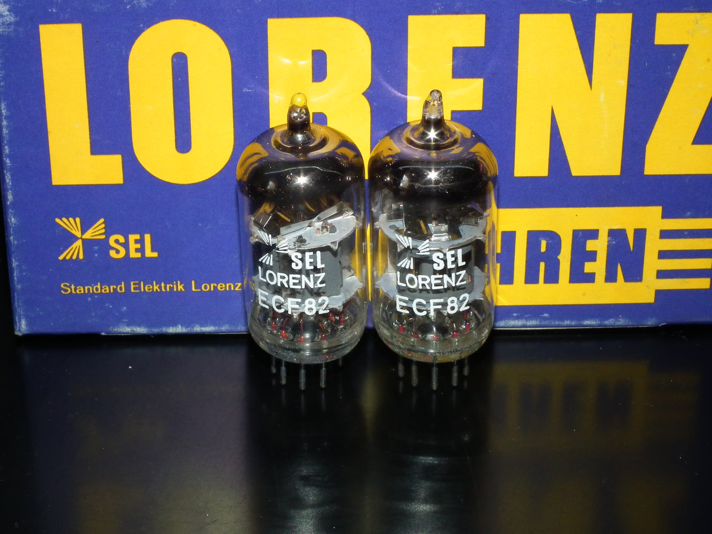 ECF82 Lorenz 6GH8A 6U8 Platinum matched pair NOS NIB Dynaco, Scott, McIntosh