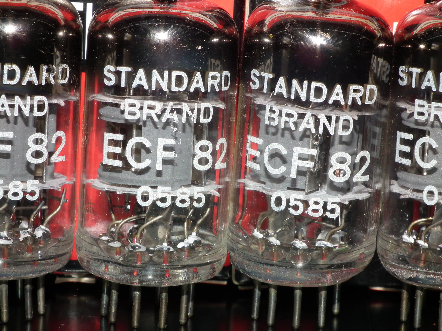 ECF82 Standard 6GH8A 6U8 Platinum matched RARE SQUARE GETTER
