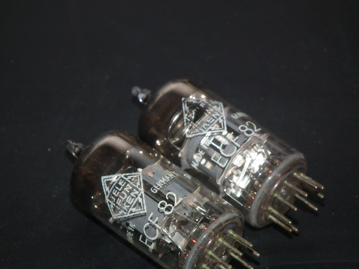 ECF82 Telefunken 6GH8A 6U8 Platinum matched pair NOS NIB SEALED DB