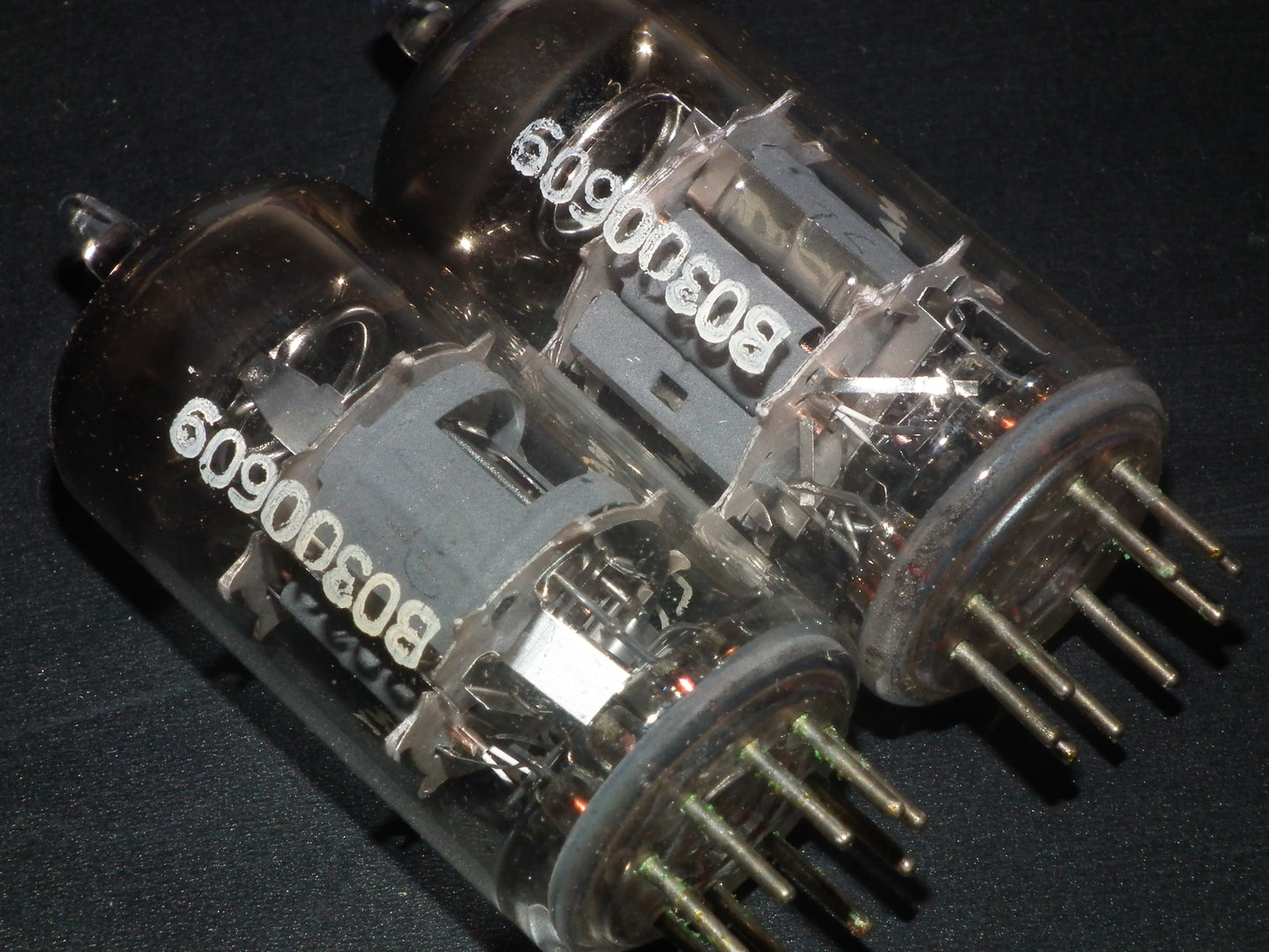 ECF82 Telefunken 6GH8A 6U8 Platinum matched pair NOS NIB SEALED DB