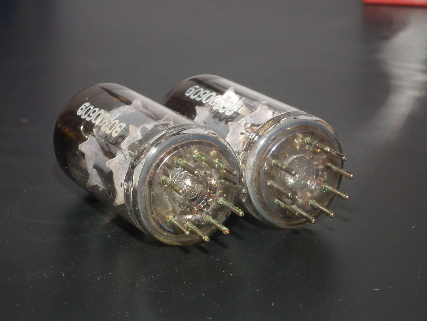 ECF82 Telefunken 6GH8A 6U8 Platinum matched pair NOS NIB SEALED DB