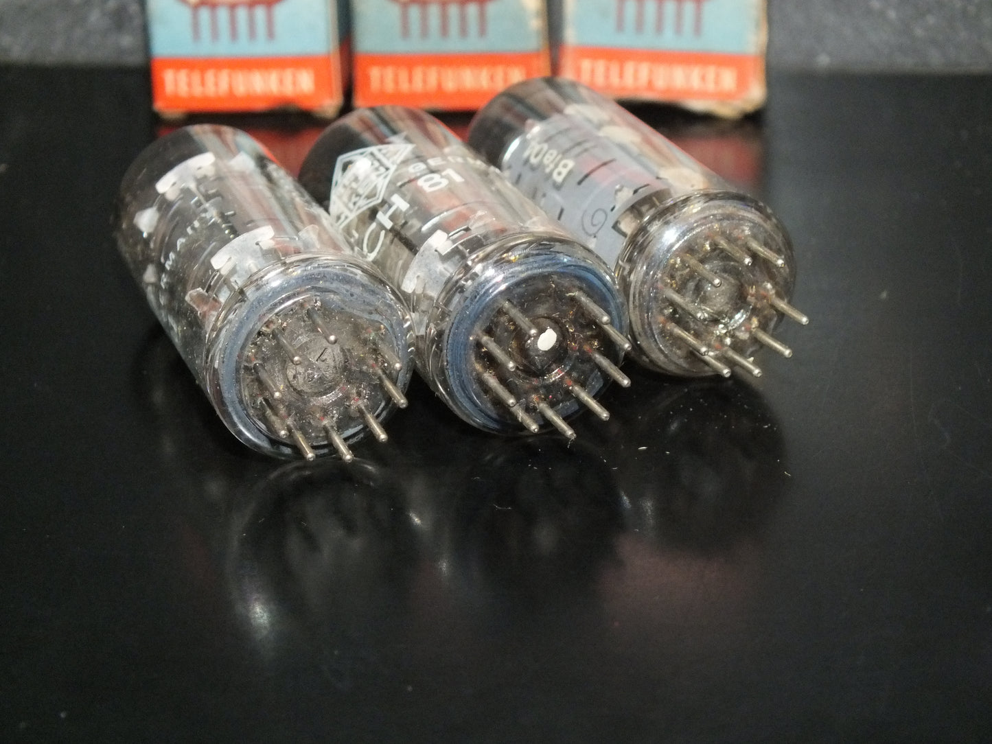 ECH81 Telefunken 6AJ8 Diamond Bottom <> Berlin