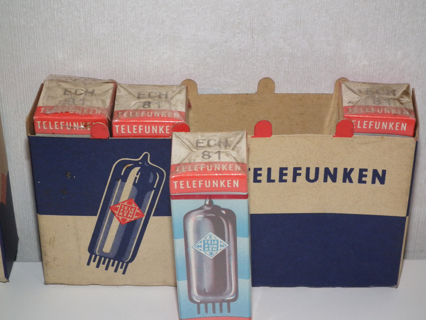 ECH81 Telefunken NOS NIB Sealed Diamond Bottom <>