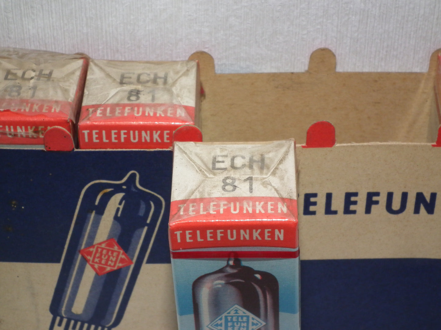 ECH81 Telefunken NOS NIB Sealed Diamond Bottom <>