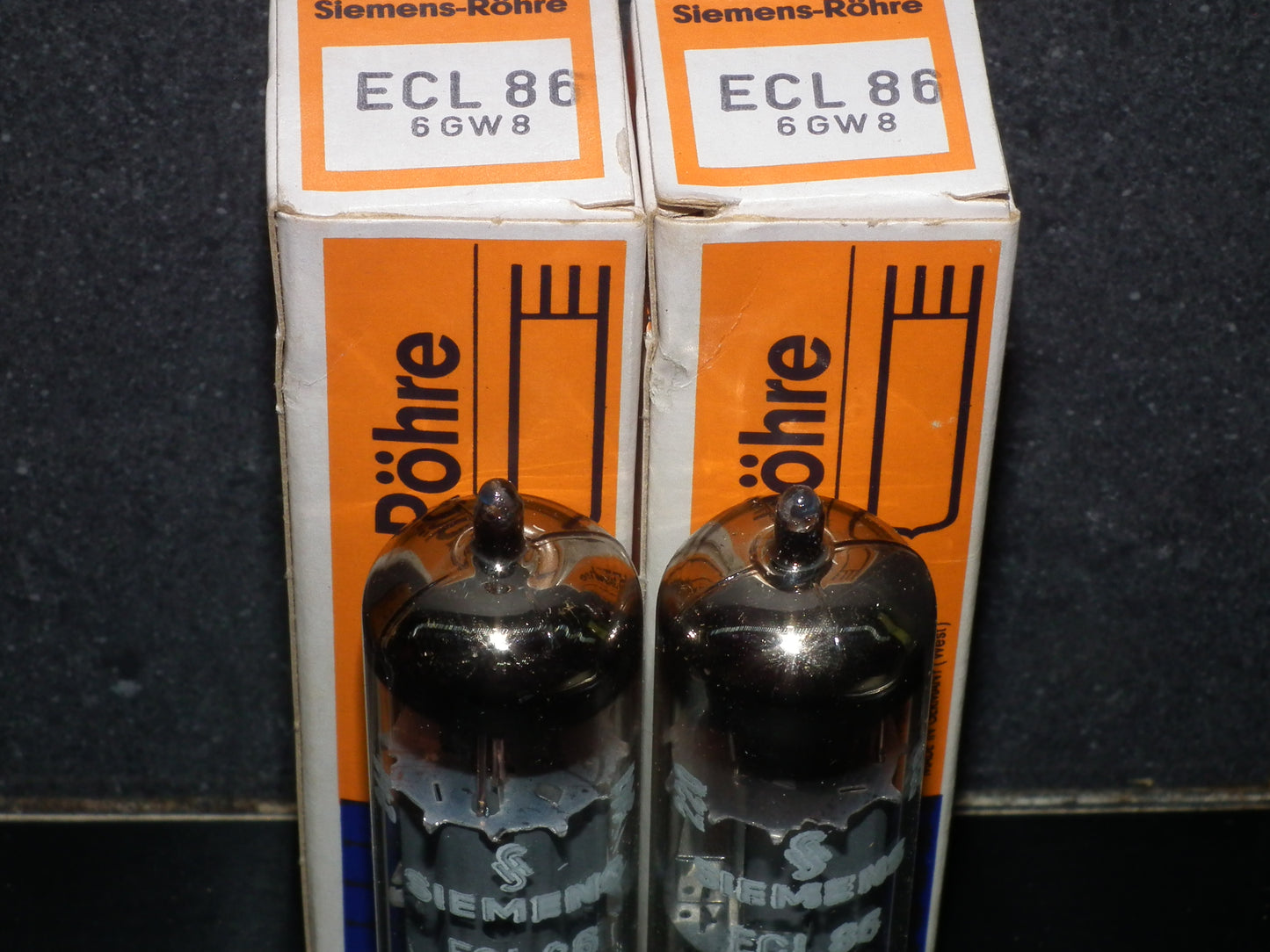 ECL86 Siemens Platinum Matched Pair (2 tubes) NOS NIB Siemens Halske Munich
