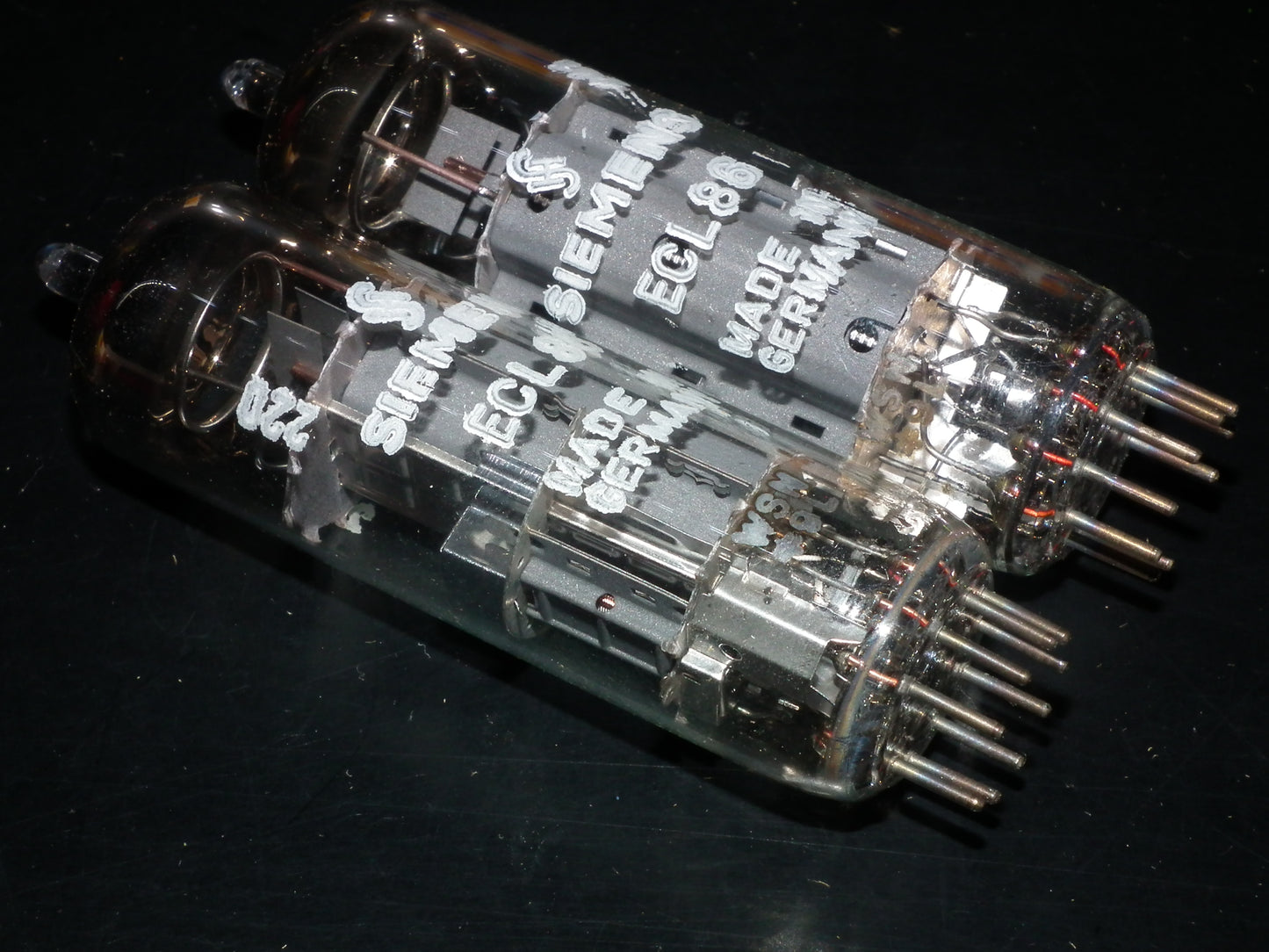 ECL86 Siemens Platinum Matched Pair (2 tubes) NOS NIB Siemens Halske Munich