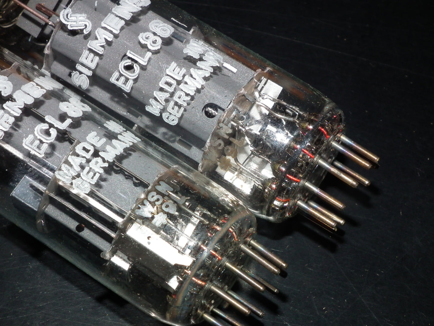 ECL86 Siemens Platinum Matched Pair (2 tubes) NOS NIB Siemens Halske Munich