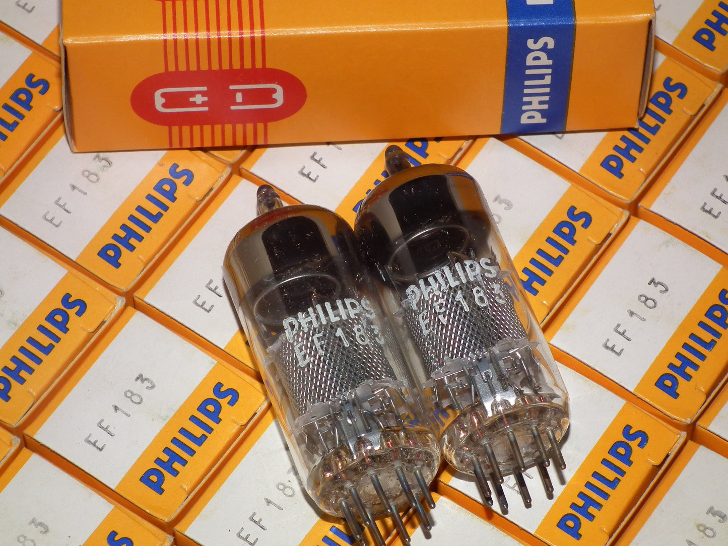 EF183 Philips NOS NIB 6EH7 One pair (2 tubes)