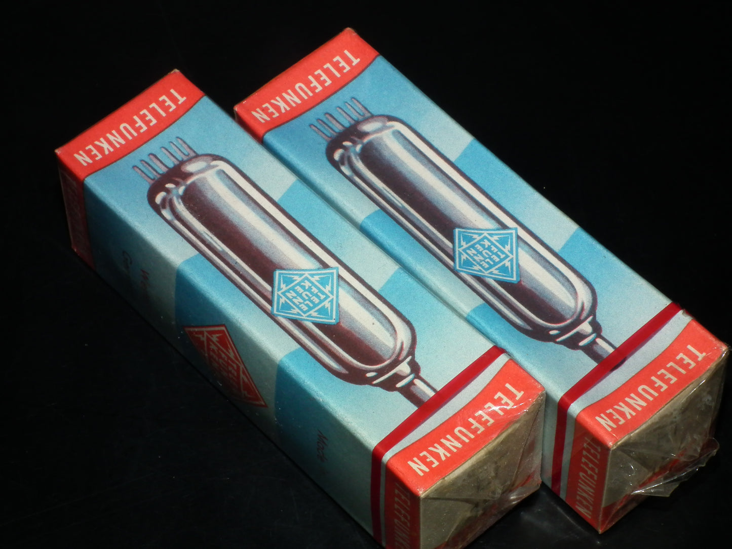 EF184 Telefunken NOS NIB Sealed 6EJ7 One pair (2 tubes)