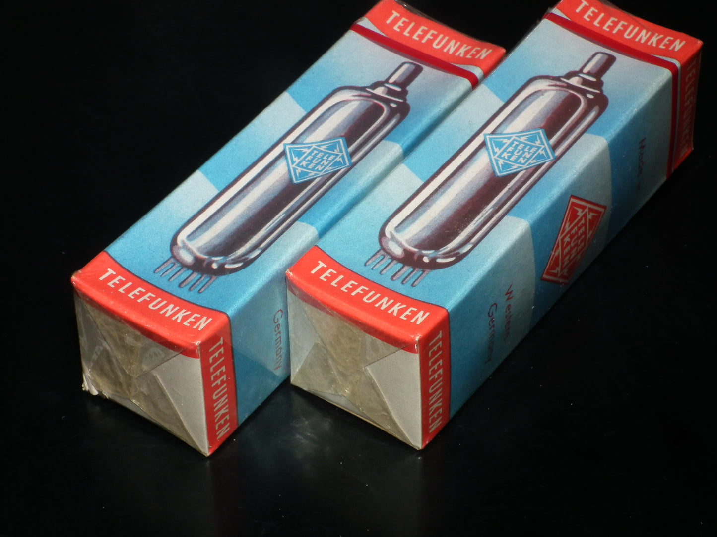 EF184 Telefunken NOS NIB Sealed 6EJ7 One pair (2 tubes)
