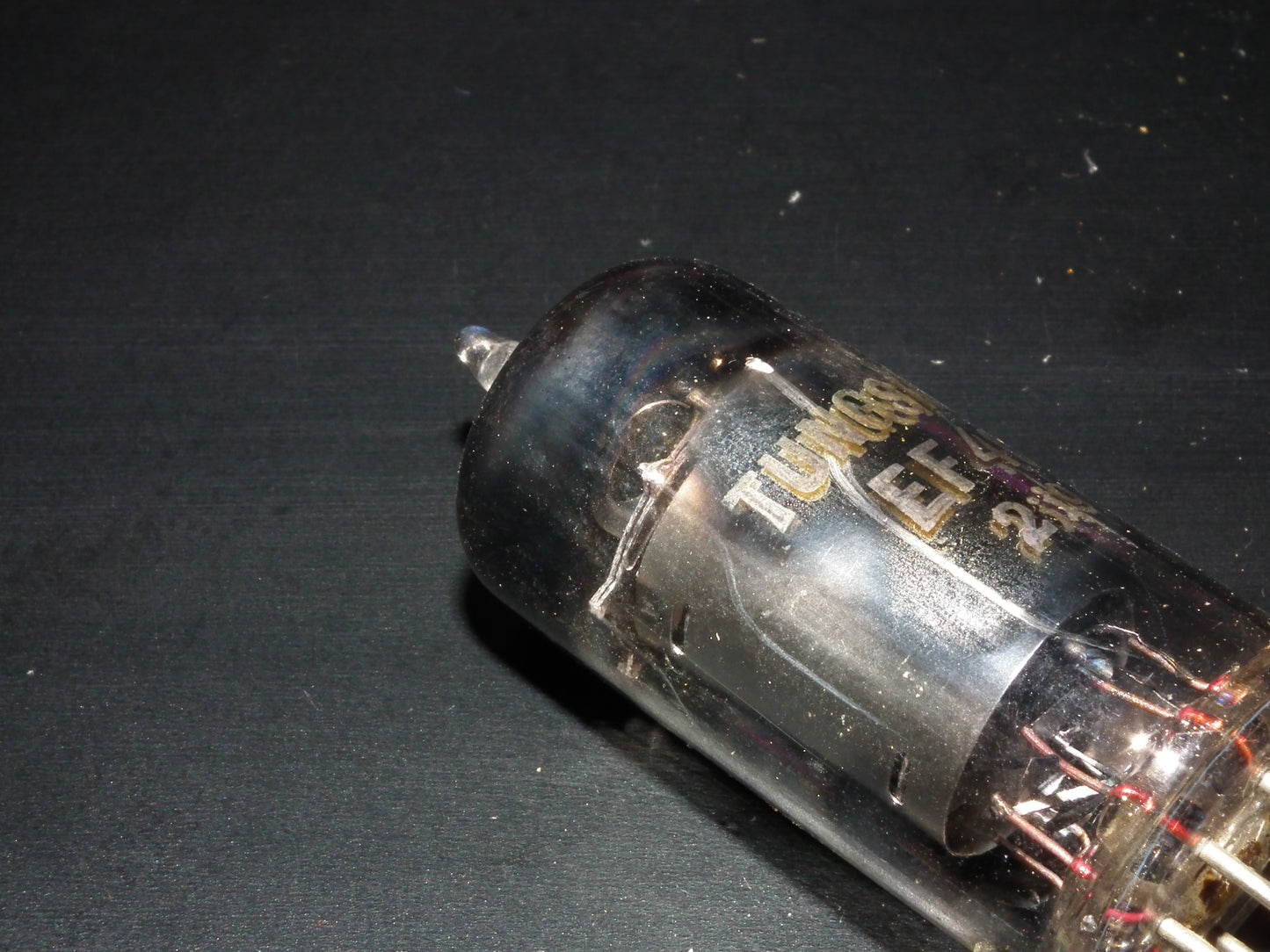 EF40 Tungsram RARE Thick Ring Getter late 50s Low Noise Audio