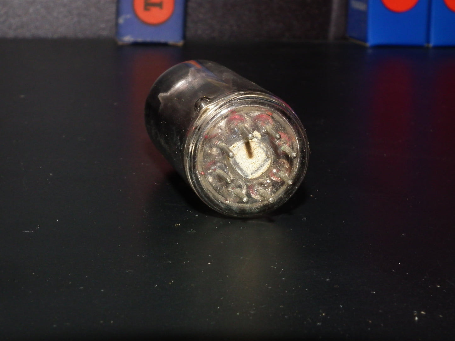 EF40 Tungsram RARE Thick Ring Getter late 50s Low Noise Audio