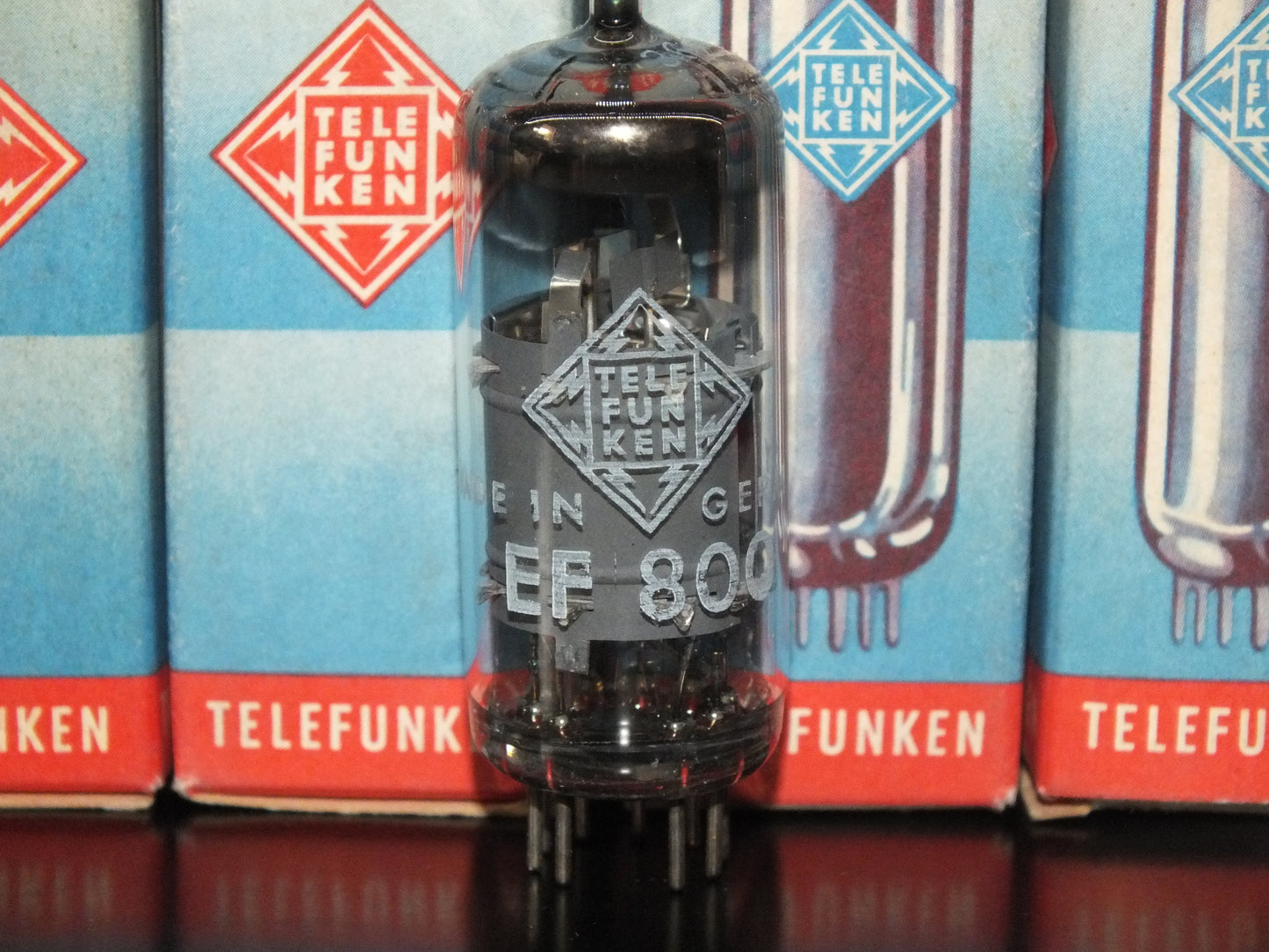 EF800 Telefunken NOS NIB Low Noise DB <> MIKTEK CV4 MK9 microphone Ulm
