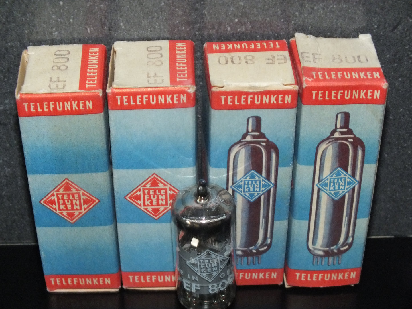 EF800 Telefunken NOS NIB Low Noise DB <> MIKTEK CV4 MK9 microphone Ulm