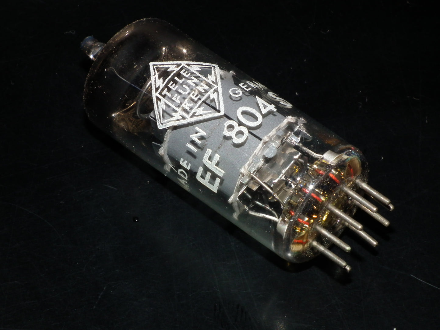 EF804S Telefunken NOS NIB Low Noise Microphone Pentode Diamond Bottom Sealed