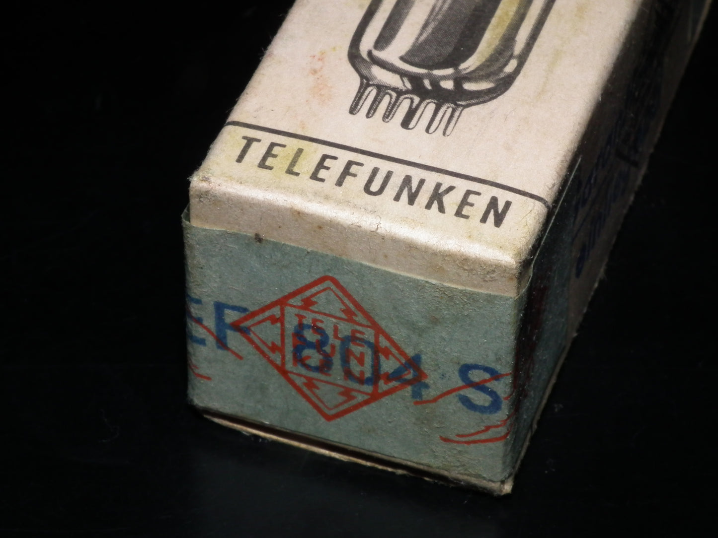 EF804S Telefunken NOS NIB Low Noise Microphone Pentode Diamond Bottom Sealed