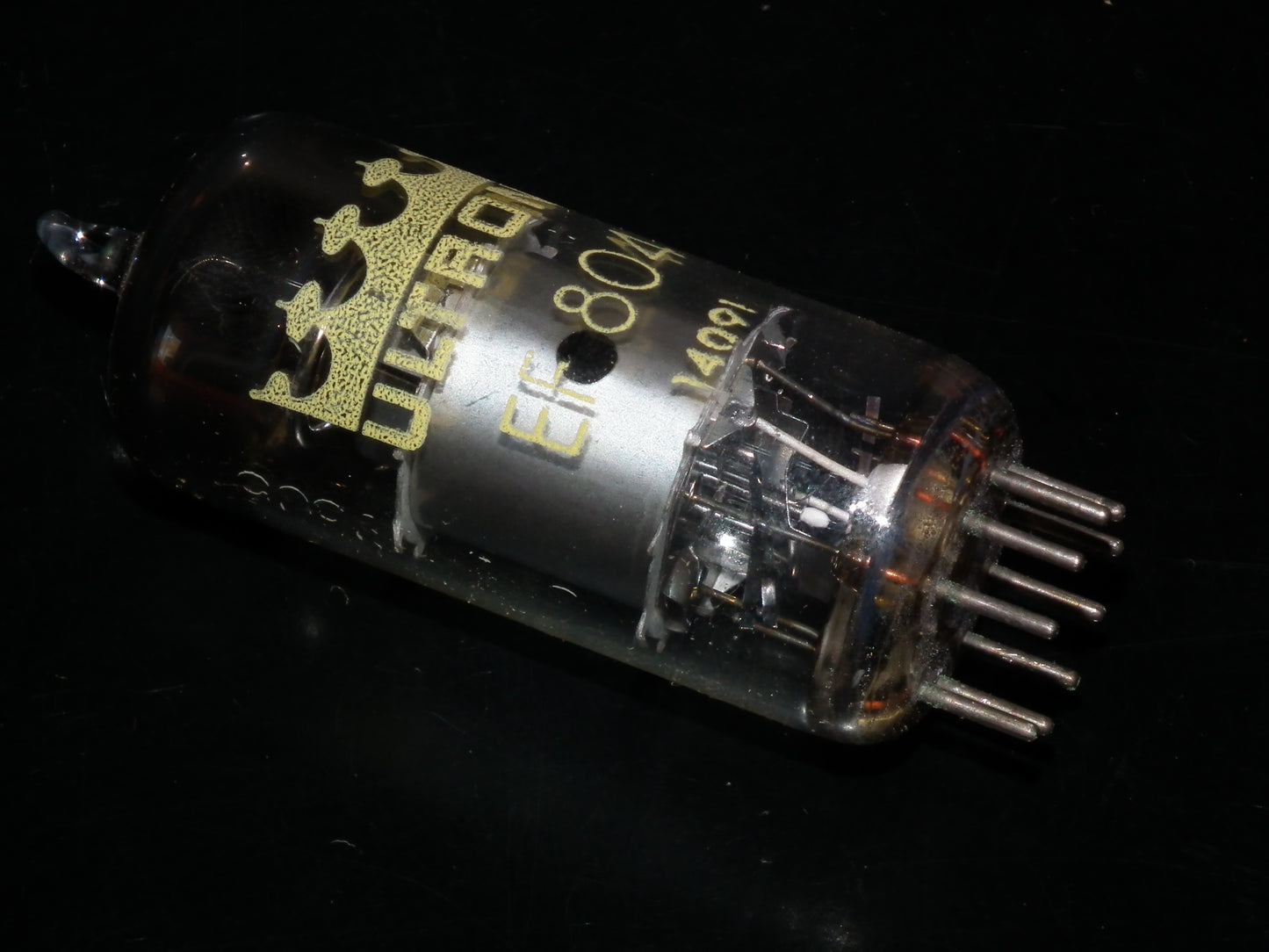 EF804 Telefunken NOS Low Noise Silver Anode Rebranded Ultron
