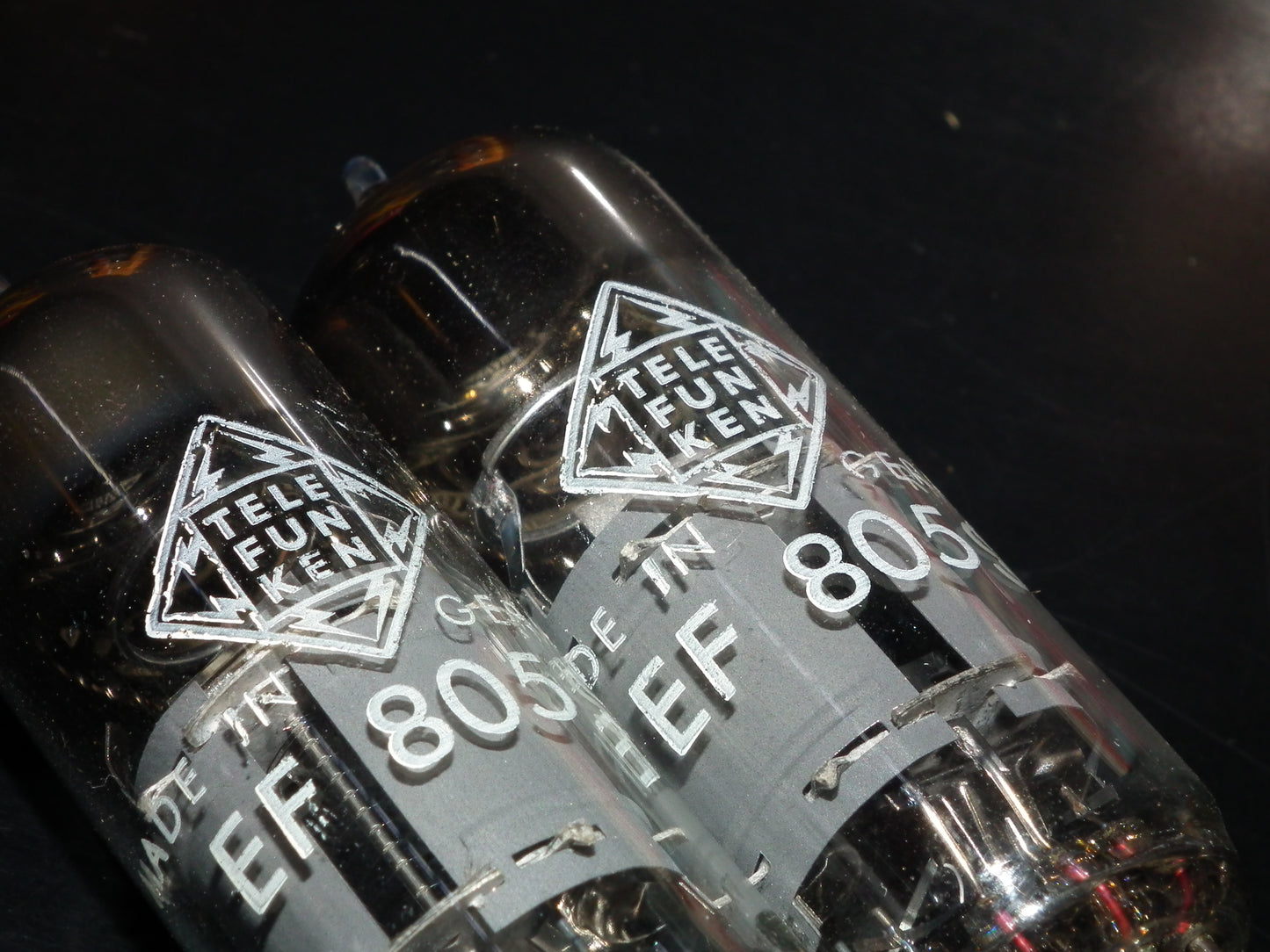 Pair EF805S Telefunken NOS NIB Pentode Ulm West Germany