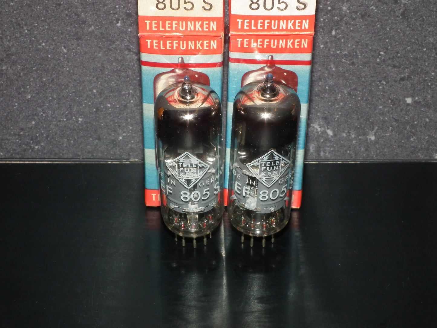 Pair EF805S Telefunken NOS NIB Pentode Ulm West Germany