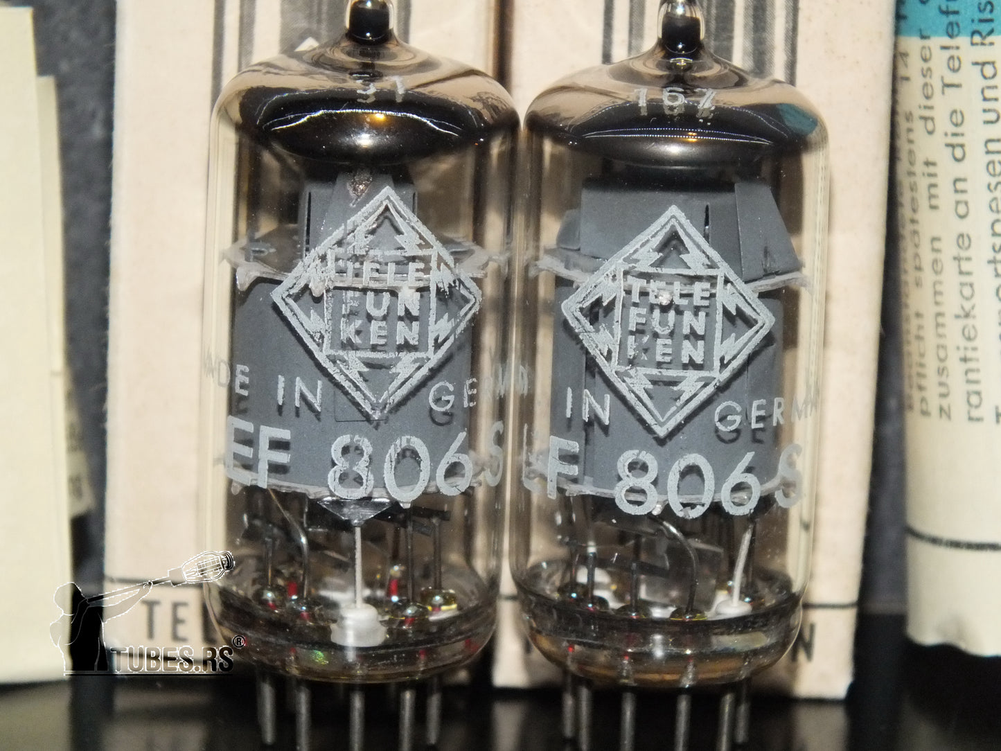 EF806S Telefunken Holy Grail EF86 6467 ABSOLUTE NOS NIB Original BW Boxes