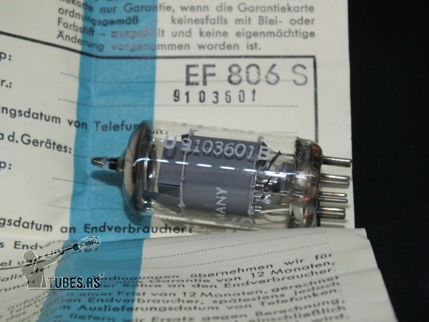 EF806S Telefunken Holy Grail EF86 6467 ABSOLUTE NOS NIB Original BW Boxes