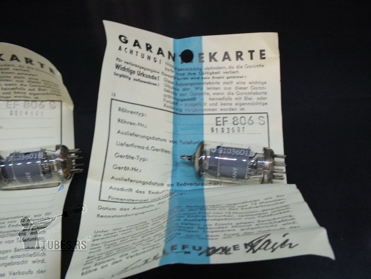 EF806S Telefunken Holy Grail EF86 6467 ABSOLUTE NOS NIB Original BW Boxes