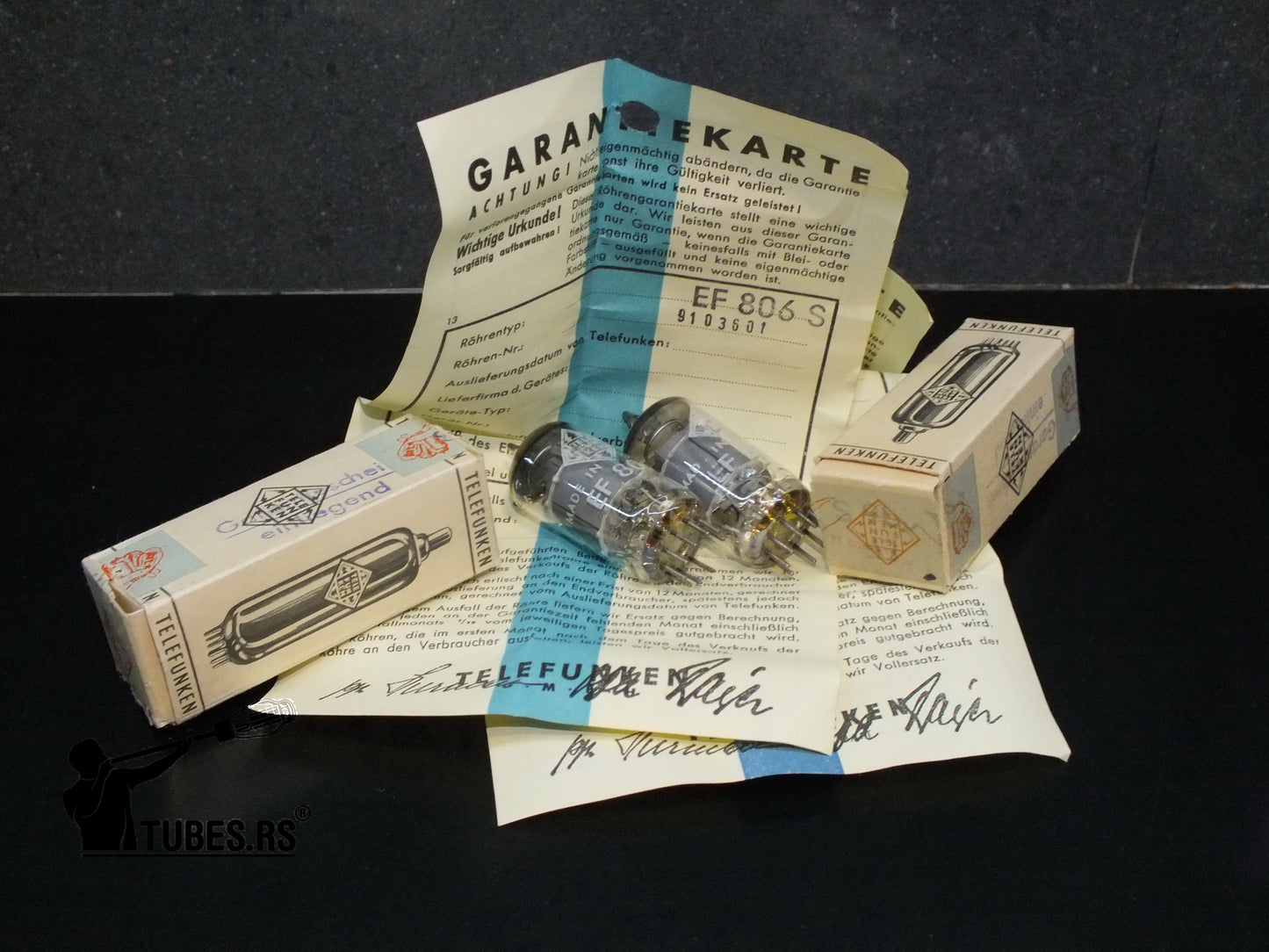 EF806S Telefunken Holy Grail EF86 6467 ABSOLUTE NOS NIB Original BW Boxes
