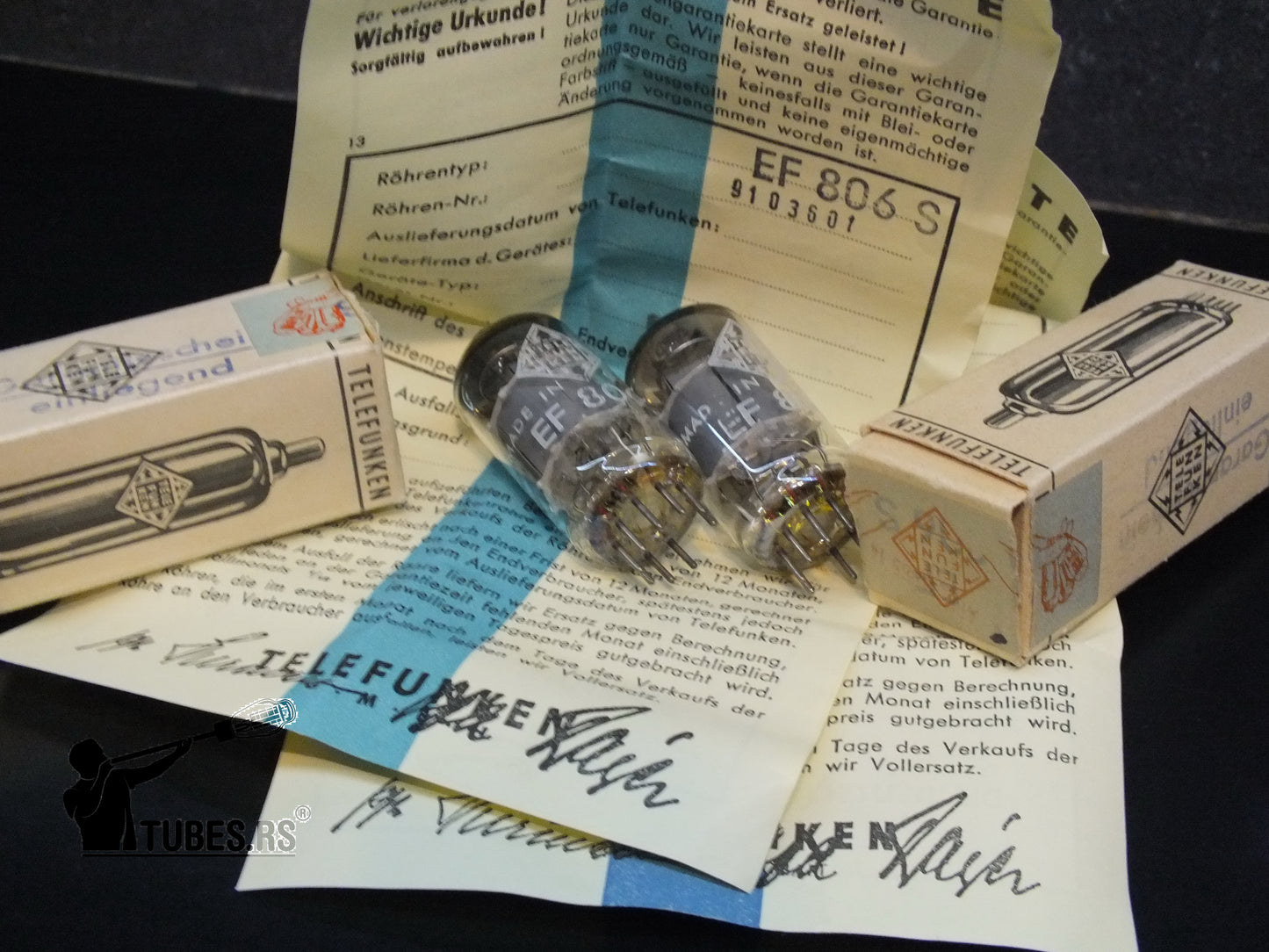EF806S Telefunken Holy Grail EF86 6467 ABSOLUTE NOS NIB Original BW Boxes