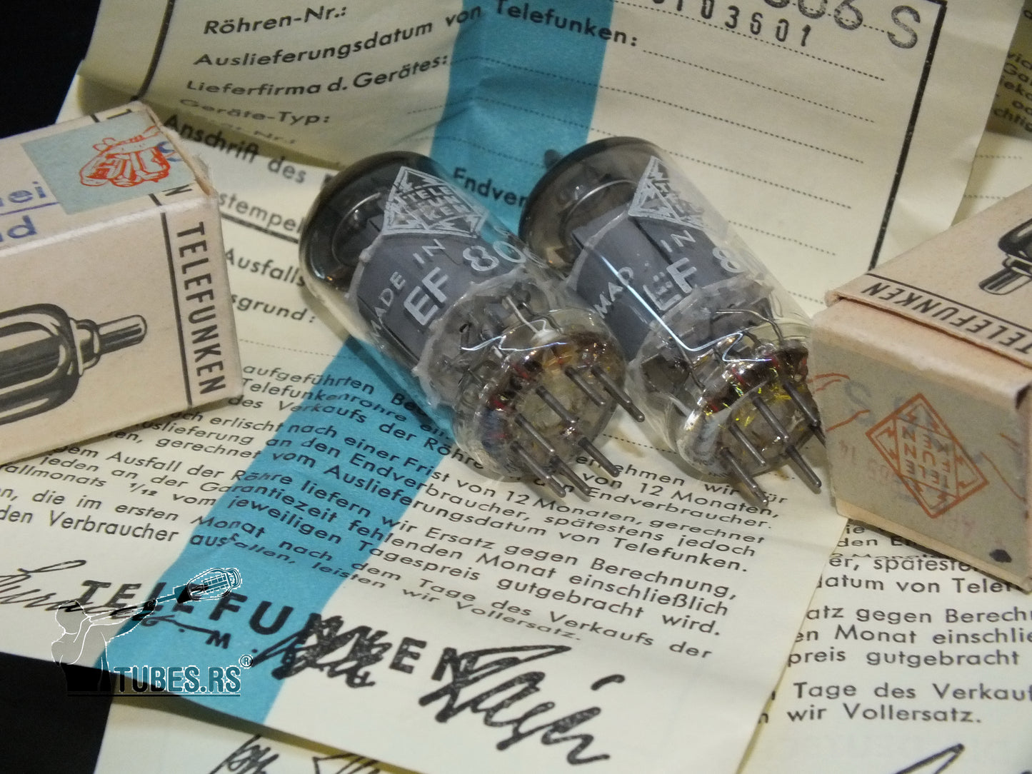 EF806S Telefunken Holy Grail EF86 6467 ABSOLUTE NOS NIB Original BW Boxes