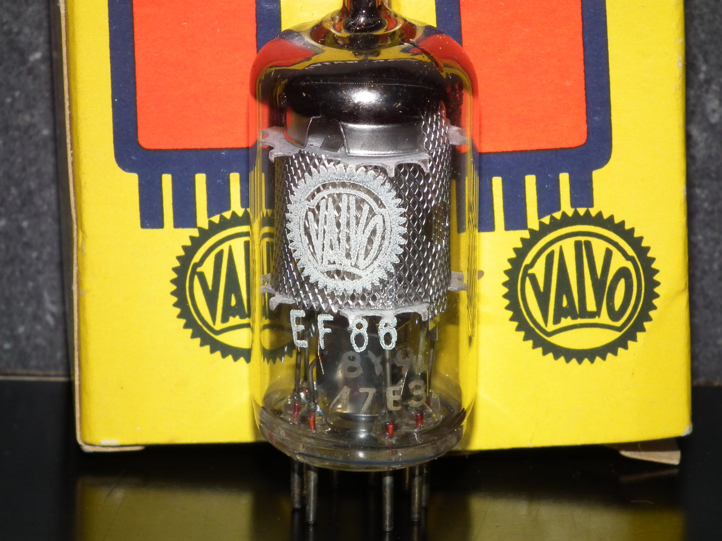 NOS NIB EF86 6267 Valvo Hamburg Low Noise Audio - mesh plate