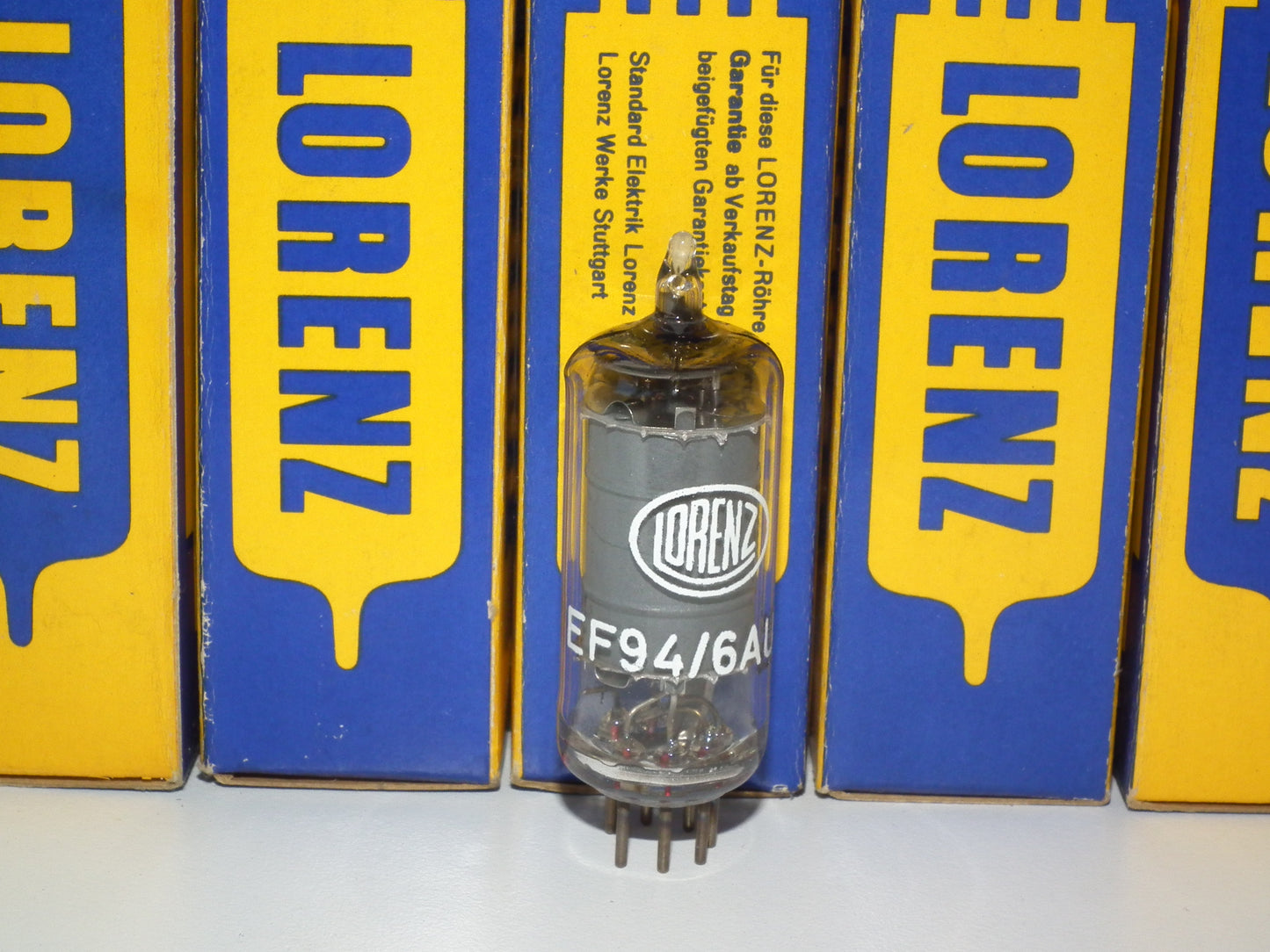 EF94 Lorenz 6AU6 Hum and microphonics tested Sony C800G