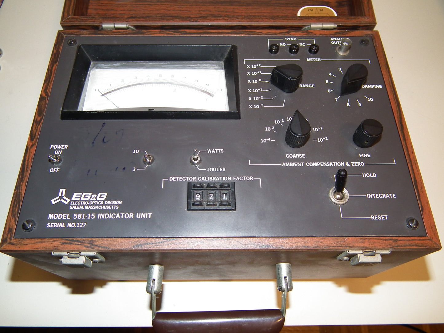 EG&G Gamma Scientific 581-15 Indicator Unit