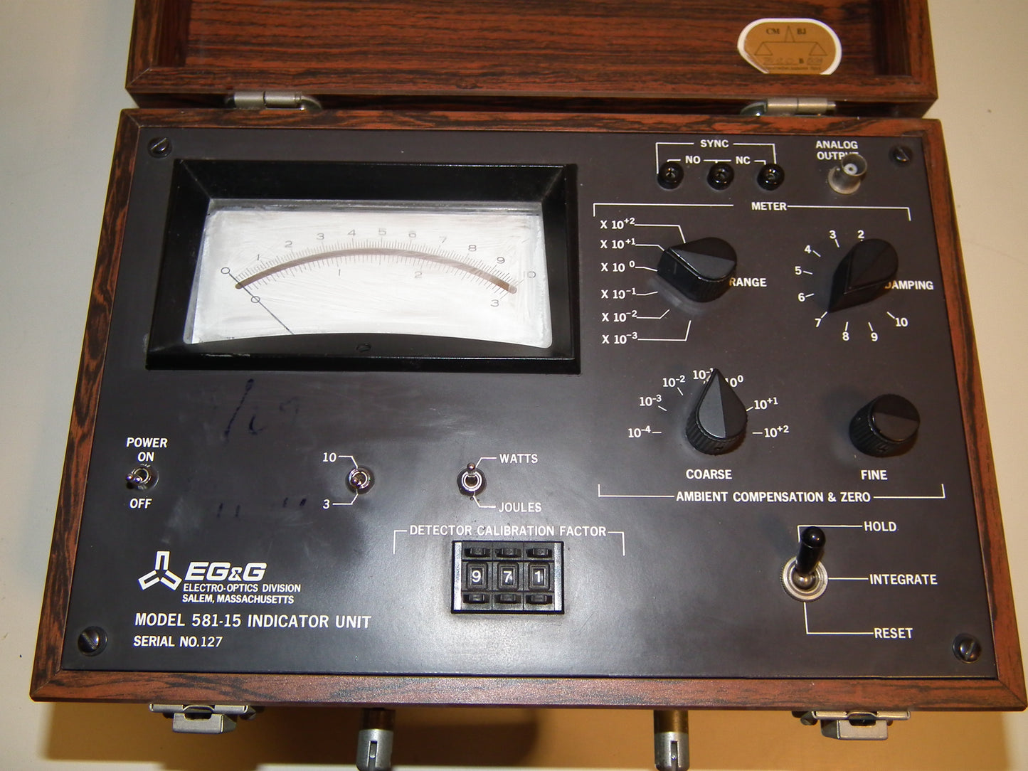 EG&G Gamma Scientific 581-15 Indicator Unit