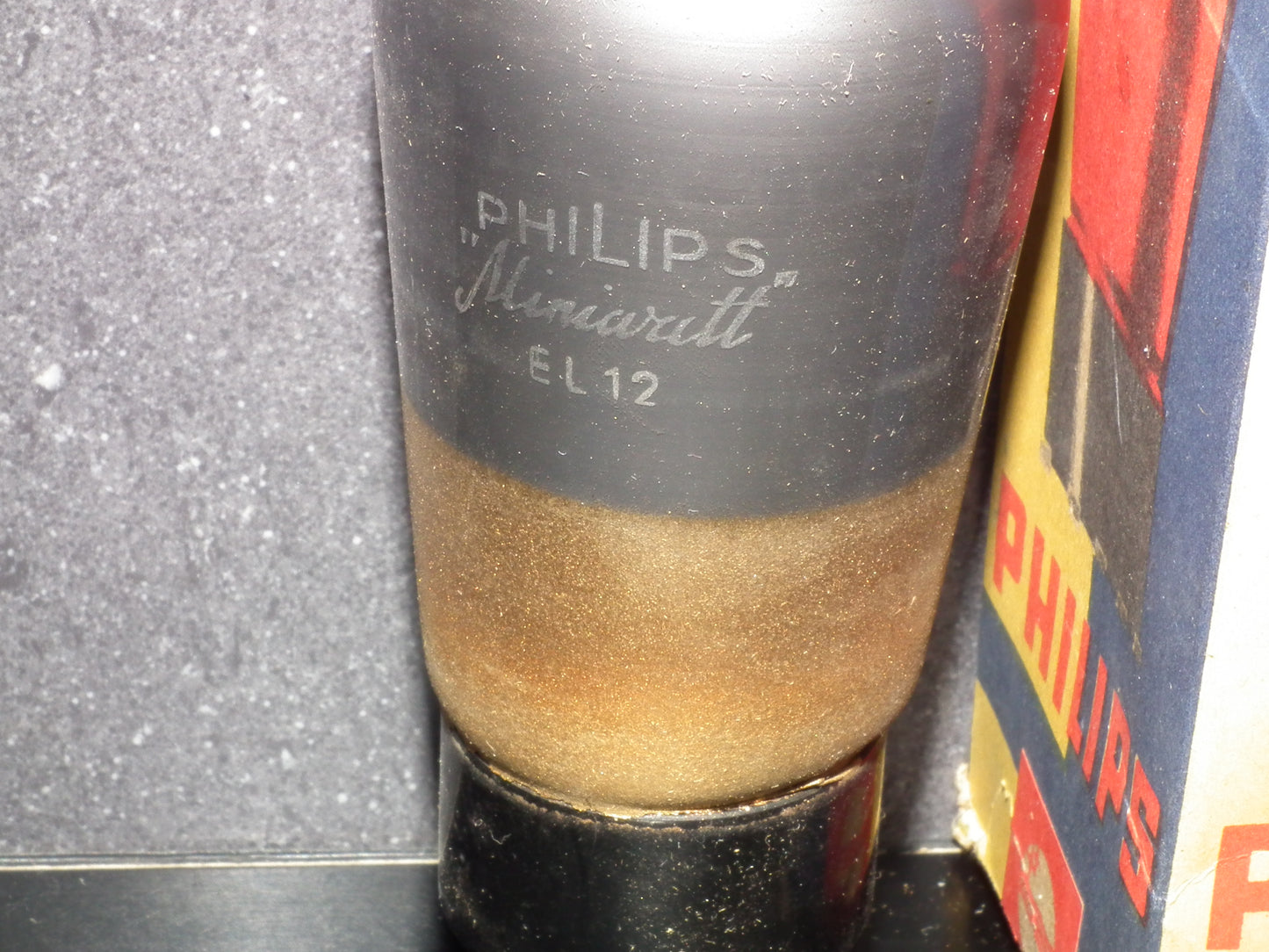EL12 Philips Output Pentode Old Type
