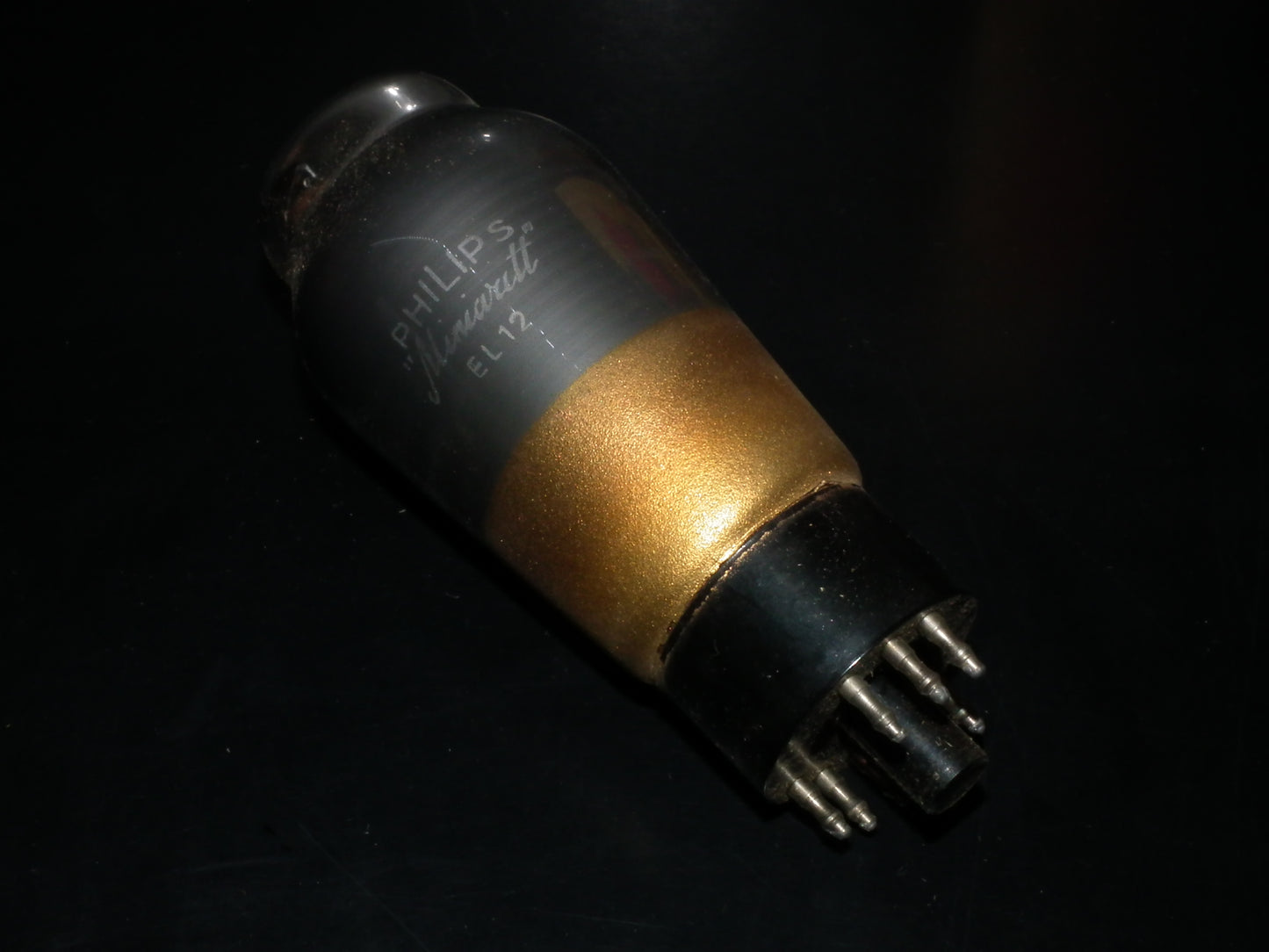 EL12 Philips Output Pentode Old Type